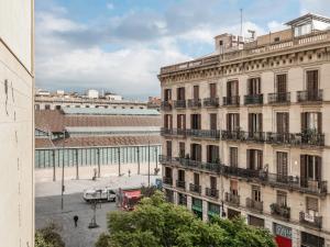 a view of a building in a city at numa I Seda Apartments in Barcelona