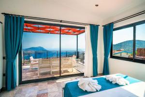 Postel nebo postele na pokoji v ubytování Villa Ocean + 37 fotografií