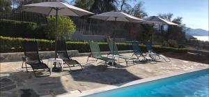 The swimming pool at or close to Villa with Private S Pool-Theologos by GHH