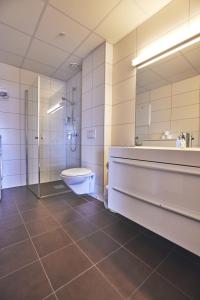 Koupelna v ubytování Hotel Frøya