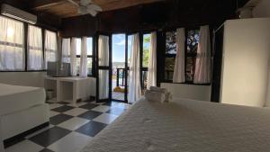 Koupelna v ubytování Akela Gaira Hotel