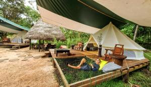 Zahrada ubytování Finca de la Vaca - Glamping