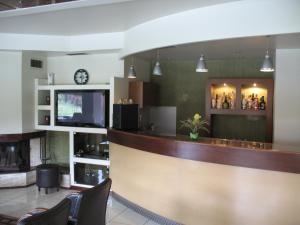 TV a/nebo společenská místnost v ubytování Hotel Prigipikon Suites and sofites