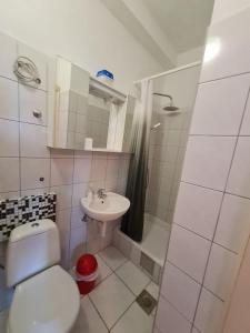 Kúpeľňa v ubytovaní Apartmani Levarda