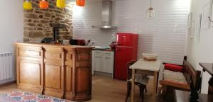 Kuchyň nebo kuchyňský kout v ubytování CURATO EL HORNO