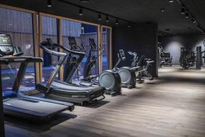 Fitness centrum a/nebo fitness zařízení v ubytování Revier Mountain Lodge Montafon