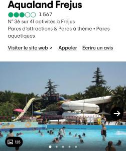 a photo of a water park with people in the water at Bulle insolite Fréjus in Fréjus