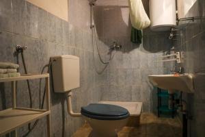 a bathroom with a toilet and a sink at Holiday house with a parking space Bobovisca, Brac - 11435 in Ložišće +13 photos