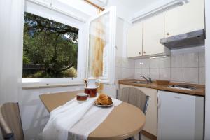 Virtuve vai virtuves zona naktsmītnē Apartments by the sea Tucepi, Makarska - 11486