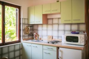 Kuchyňa alebo kuchynka v ubytovaní Apartment Podaca 11588a + 16 fotografií