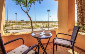 Balkon lub taras w obiekcie Awesome Apartment In Los Alcázares