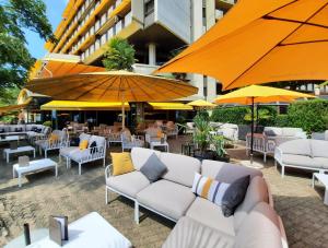 Posezení v ubytování Royal Plaza Montreux