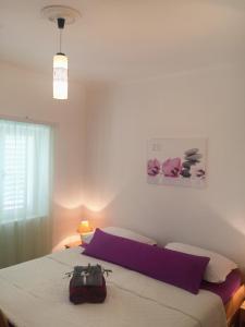 Posteľ alebo postele v izbe v ubytovaní Apartments by the sea Orebic, Peljesac - 11450