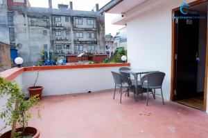 Balkón nebo terasa v ubytování Hotel Dreams connect GRB
