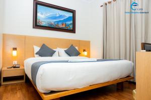 Postel nebo postele na pokoji v ubytování Hotel Dreams connect GRB
