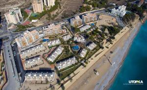 Výhľad na mesto Villajoyosa alebo výhľad na mesto priamo z apartmánu