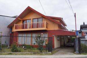 The building in which a panziókat is located