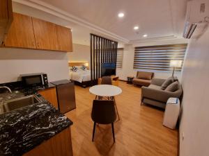 Posezení v ubytování ALVEA HOTEL