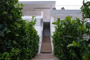Vonkajšia záhrada v ubytovaní Residence Chanel