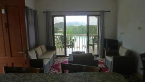 Area soggiorno di Belle Rose Vue guest house