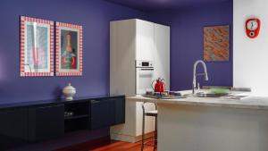 Cucina o angolo cottura di Chez Nous L'Aquila Casa vacanze
