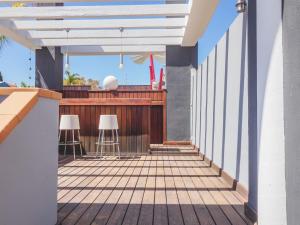 Balkón alebo terasa v ubytovaní Cubo's Gibralfaro House Center