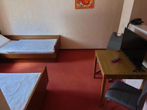 Postel nebo postele na pokoji v ubytování Gästehaus Loehnert GmbH