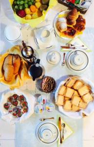 Morgenmad for gæster der bor på Agordo Cerbiatto