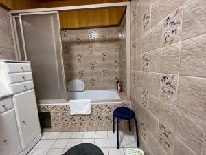 Ett badrum på Ferienhaus Seeröschen - Gesamte Unterkunft