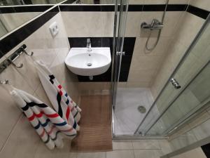 Kúpeľňa v ubytovaní Small apartament in heart of Bolesławiec city