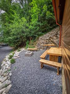 Zahrada ubytování TATRYSTAY RiverStone Chalets