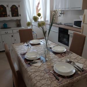 Kuchyňa alebo kuchynka v ubytovaní Apartman Fiume