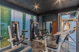 Fitness centrum a/nebo fitness zařízení v ubytování Youssef Exceptionnel Merida