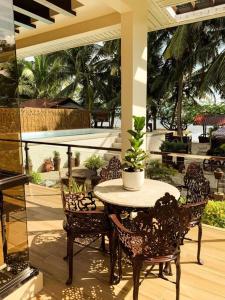 Zahrada ubytování Beach getaway Studio Villa in Lobo