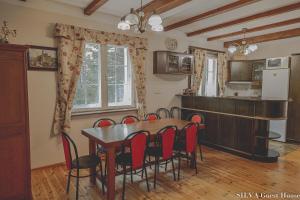 Kuchyň nebo kuchyňský kout v ubytování SILVA Guest House - dom wczasowy, tenis, basen, balia i sauna