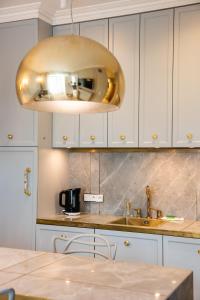 Kuchyň nebo kuchyňský kout v ubytování Luxury Glamour Apartment