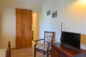 TV a/nebo společenská místnost v ubytování Klecherova House