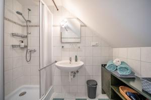 Koupelna v ubytování Apartmány Rubínovi + 15 fotografií