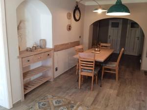 Kjøkken eller kjøkkenkrok på Apartmán v Podzámčí