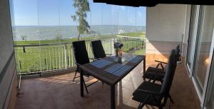 A balcony or terrace at Summer Vibe Siofok