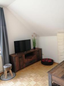 Телевизор и/или развлекательный центр в Appartment im schönen Joglland, ideal für Familien