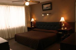 Voodi või voodid majutusasutuse Hotel Flamingo Kristal toas