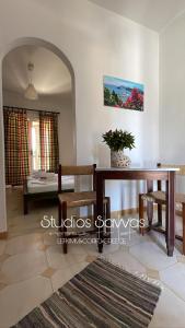 Posezení v ubytování Studio Savvas