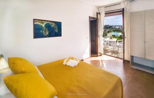 Кровать или кровати в номере Residence Villa Mare Taormina