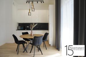 Kuchyňa alebo kuchynka v ubytovaní Apartament 15 Double Rest Jastrzębia Góra
