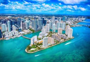 Vaade majutusasutusele Blue Door - Miami Studio linnulennult