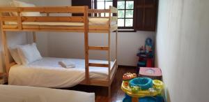 Cama ou camas em um quarto em Quinta de Carvalhal - Casa de Campo