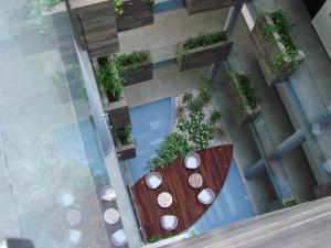 Κήπος έξω από το OneBR w Balcony or Small Studio in Playa del Carmen, BBQ, Pool Infinite, Whirlpool, AC, TV Smart, 200mb +4 φωτογραφίες