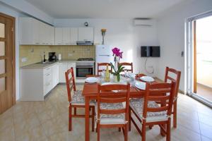 Kuchyňa alebo kuchynka v ubytovaní Apartments with parking spaces Sukosan, Zadar - 16641