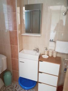 Kúpeľňa v ubytovaní Studio Novi Vinodolski 16998a